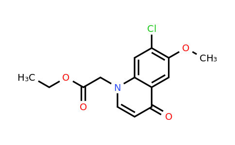 CAS 1315373-22-8 | Ethyl 2-(7-chloro-6-methoxy-4-oxoquinolin-1(4H)-yl)acetate