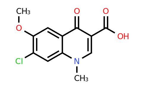 CAS 1315373-27-3 | 7-Chloro-6-methoxy-1-methyl-4-oxo-1,4-dihydroquinoline-3-carboxylic acid