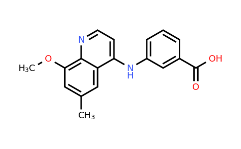 CAS 1315373-28-4 | 3-((8-Methoxy-6-methylquinolin-4-yl)amino)benzoic acid