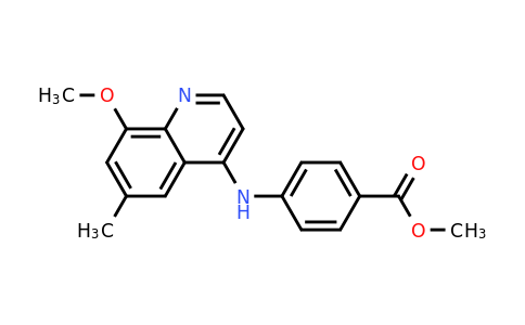 CAS 1315373-44-4 | Methyl 4-((8-methoxy-6-methylquinolin-4-yl)amino)benzoate