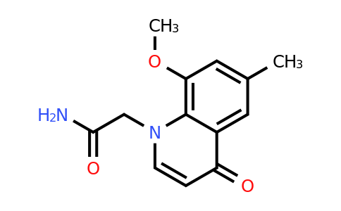 CAS 1315373-57-9 | 2-(8-Methoxy-6-methyl-4-oxoquinolin-1(4H)-yl)acetamide