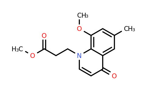 CAS 1315373-79-5 | Methyl 3-(8-methoxy-6-methyl-4-oxoquinolin-1(4H)-yl)propanoate