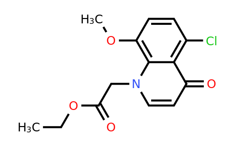 CAS 1315374-58-3 | Ethyl 2-(5-chloro-8-methoxy-4-oxoquinolin-1(4H)-yl)acetate