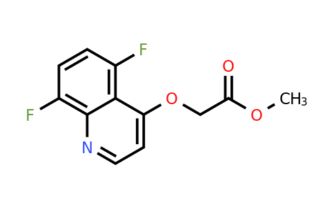 CAS 1315374-59-4 | Methyl 2-((5,8-difluoroquinolin-4-yl)oxy)acetate
