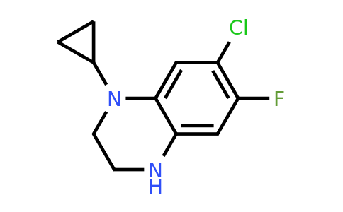 CAS 1315469-43-2 | 7-chloro-1-cyclopropyl-6-fluoro-1,2,3,4-tetrahydroquinoxaline