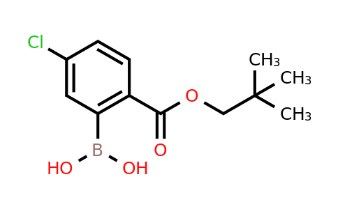CAS 1315476-05-1 | (5-Chloro-2-[(2,2-dimethylpropoxy)carbonyl]phenyl)boronic acid