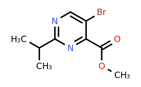 CAS 1316122-22-1 | Methyl 5-bromo-2-isopropylpyrimidine-4-carboxylate
