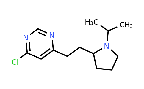CAS 1316225-90-7 | 4-Chloro-6-(2-(1-isopropylpyrrolidin-2-yl)ethyl)pyrimidine