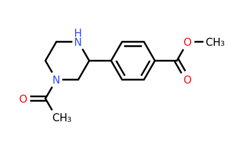 CAS 1316226-02-4 | Methyl 4-(4-acetylpiperazin-2-yl)benzoate