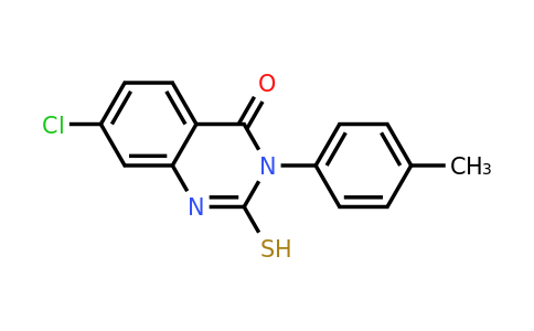 CAS 13165-16-7 | 7-chloro-3-(4-methylphenyl)-2-sulfanyl-3,4-dihydroquinazolin-4-one