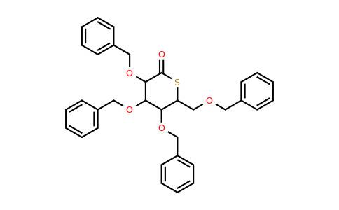 CAS 131757-92-1 | 3,4,5-tris(benzyloxy)-6-((benzyloxy)methyl)tetrahydro-2H-thiopyran-2-one
