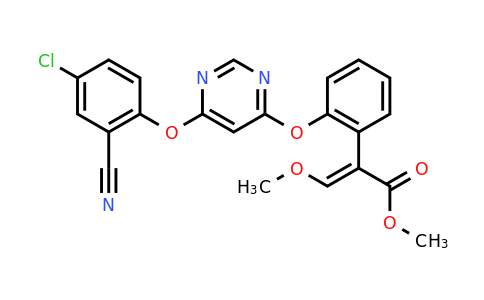 CAS 131860-80-5 | (E)-Methyl 2-(2-((6-(4-chloro-2-cyanophenoxy)pyrimidin-4-yl)oxy)phenyl)-3-methoxyacrylate