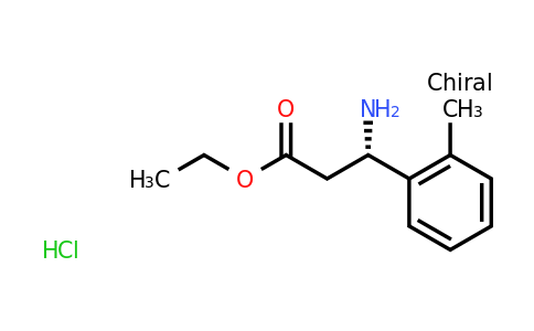 CAS 1318789-62-6 | ethyl (3S)-3-amino-3-(2-methylphenyl)propanoate hydrochloride