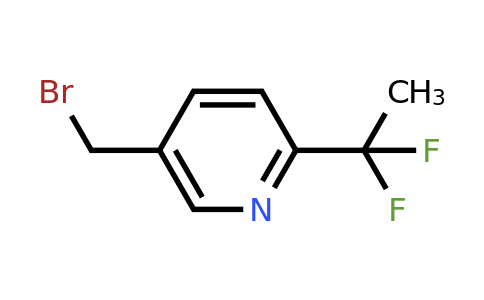 CAS 1318888-12-8 | 5-(bromomethyl)-2-(1,1-difluoroethyl)pyridine