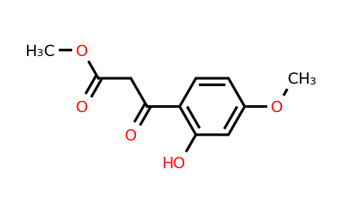 CAS 132017-98-2 | 3-(2-Hydroxy-4-methoxy-phenyl)-3-oxo-propionic acid methyl ester