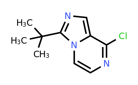 CAS 1320266-99-6 | 3-tert-butyl-8-chloroimidazo[1,5-a]pyrazine