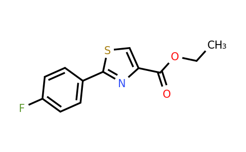 CAS 132089-35-1 | Ethyl 2-(4-fluorophenyl)thiazole-4-carboxylate