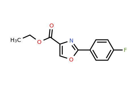 CAS 132089-42-0 | 2-(4-Fluoro-phenyl)-oxazole-4-carboxylic acid ethyl ester