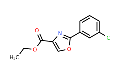 CAS 132089-43-1 | 2-(3-Chloro-phenyl)-oxazole-4-carboxylic acid ethyl ester