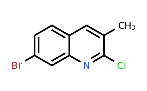CAS 132118-47-9 | 7-Bromo-2-chloro-3-methylquinoline