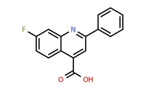 CAS 132132-54-8 | 7-Fluoro-2-phenylquinoline-4-carboxylic acid