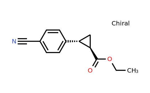 CAS 132145-60-9 | ethyl trans-2-(4-cyanophenyl)cyclopropanecarboxylate