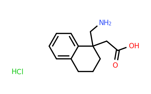 CAS 132205-60-8 | 2-[1-(aminomethyl)-1,2,3,4-tetrahydronaphthalen-1-yl]acetic acid hydrochloride