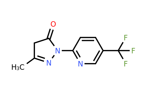 CAS 132214-72-3 | 3-Methyl-1-[5-(trifluoromethyl)pyridin-2-yl]-4,5-dihydro-1H-pyrazol-5-one