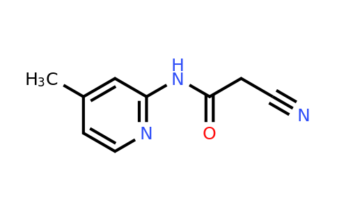 CAS 132371-14-3 | 2-Cyano-N-(4-methylpyridin-2-yl)acetamide