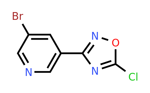 CAS 1323919-94-3 | 3-Bromo-5-(5-chloro-1,2,4-oxadiazol-3-YL)pyridine