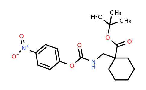 CAS 1323955-58-3 | Tert-butyl 1-(((4-nitrophenoxy)carbonylamino)methyl)cyclohexanecarboxylate