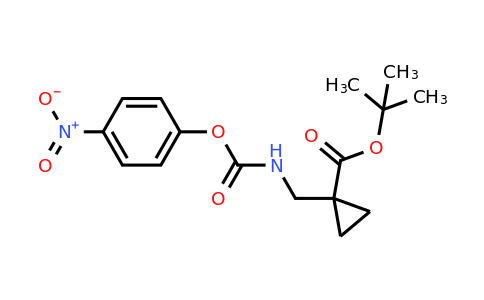 CAS 1323955-59-4 | Tert-butyl 1-(((4-nitrophenoxy)carbonylamino)methyl)cyclopropanecarboxylate