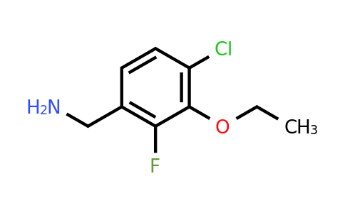 CAS 1323966-28-4 | (4-Chloro-3-ethoxy-2-fluorophenyl)methanamine