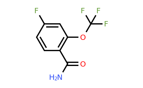 4-Fluoro-2-(trifluoromethoxy)benzamide