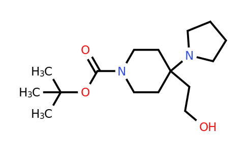 CAS 1323999-44-5 | tert-butyl 4-(2-hydroxyethyl)-4-(pyrrolidin-1-yl)piperidine-1-carboxylate