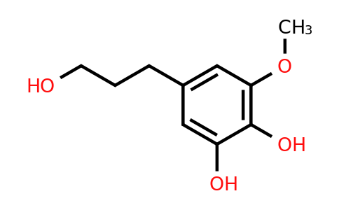 CAS 132473-95-1 | 5-(3-Hydroxypropyl)-3-methoxybenzene-1,2-diol