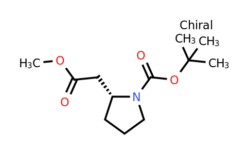 CAS 132482-05-4 | (R)-tert-Butyl 2-(2-methoxy-2-oxoethyl)pyrrolidine-1-carboxylate
