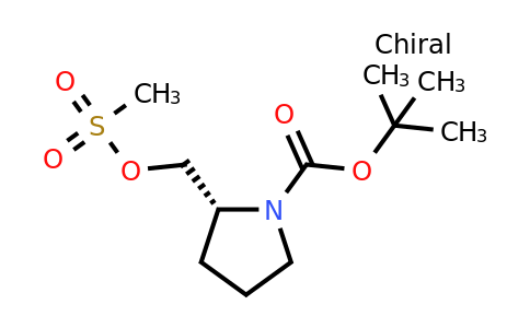 CAS 132482-10-1 | tert-butyl (2R)-2-(methylsulfonyloxymethyl)pyrrolidine-1-carboxylate