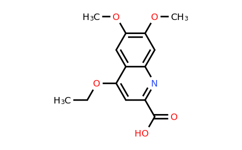 CAS 1325306-11-3 | 4-Ethoxy-6,7-dimethoxyquinoline-2-carboxylic acid