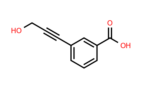 CAS 132545-15-4 | 3-(3-Hydroxy-prop-1-ynyl)-benzoic acid