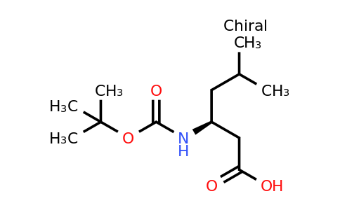 CAS 132549-43-0 | (S)-3-(Boc-amino)-5-methyl-hexanoic acid
