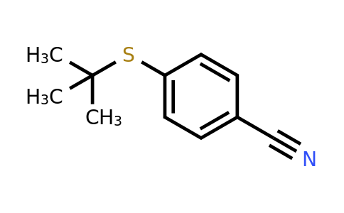CAS 132555-38-5 | 4-(tert-butylsulfanyl)benzonitrile