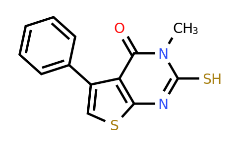 CAS 132605-23-3 | 3-Methyl-5-phenyl-2-sulfanyl-3H,4H-thieno[2,3-d]pyrimidin-4-one