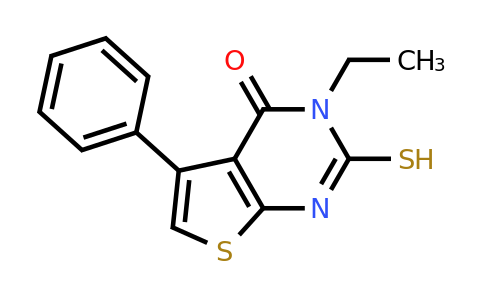 CAS 132605-28-8 | 3-Ethyl-5-phenyl-2-sulfanyl-3H,4H-thieno[2,3-d]pyrimidin-4-one