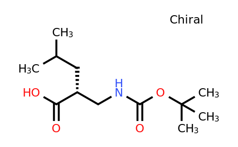CAS 132605-96-0 | Boc-(R)-2-(aminomethyl)-4-methylpentanoic acid