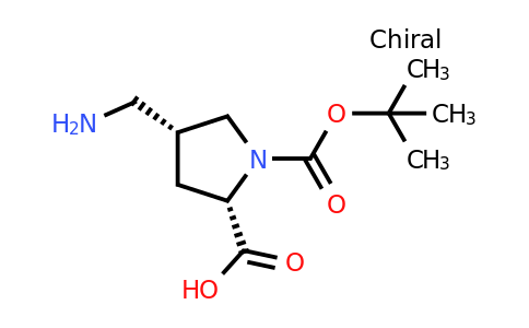 CAS 132622-72-1 | (2S,4R)-4-(aminomethyl)-1-[(tert-butoxy)carbonyl]pyrrolidine-2-carboxylic acid