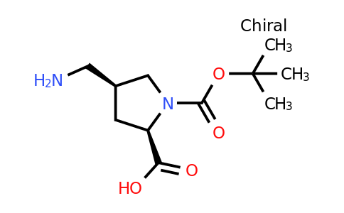 CAS 132622-86-7 | (2R,4S)-4-(aminomethyl)-1-[(tert-butoxy)carbonyl]pyrrolidine-2-carboxylic acid
