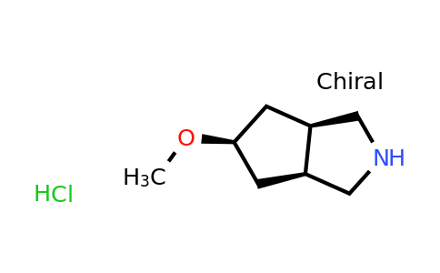CAS 1326303-21-2 | rel-(3aR,5r,6aS)-5-methoxy-1,2,3,3a,4,5,6,6a-octahydrocyclopenta[c]pyrrole;hydrochloride