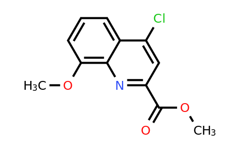 CAS 132634-27-6 | Methyl 4-chloro-8-methoxyquinoline-2-carboxylate