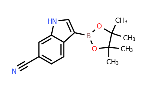 CAS 1326714-81-1 | 3-(4,4,5,5-Tetramethyl-1,3,2-dioxaborolan-2-YL)-1H-indole-6-carbonitrile